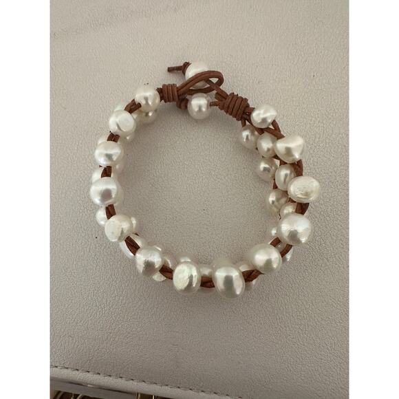Freshwater pearl bracelet - Picture 1 of 6
